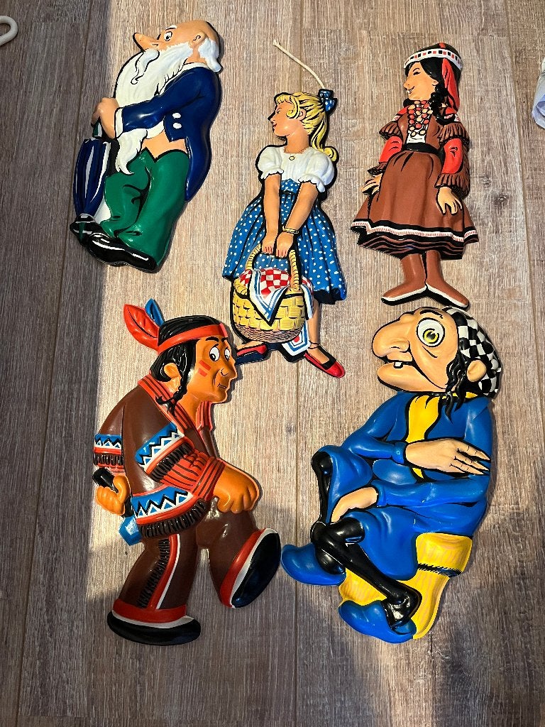 Wanddecoratie PIPO DE CLOWN, Gebruikt, Decoratieobject, Ophalen of Verzenden, Kunststof