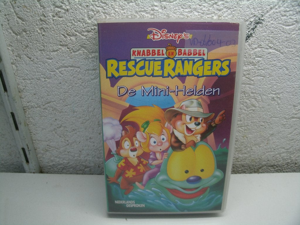 vhs 75a rescue rangers de mini helden, Cd's en Dvd's, VHS | Kinderen en Jeugd, Alle leeftijden, Ophalen of Verzenden, Zo goed als nieuw