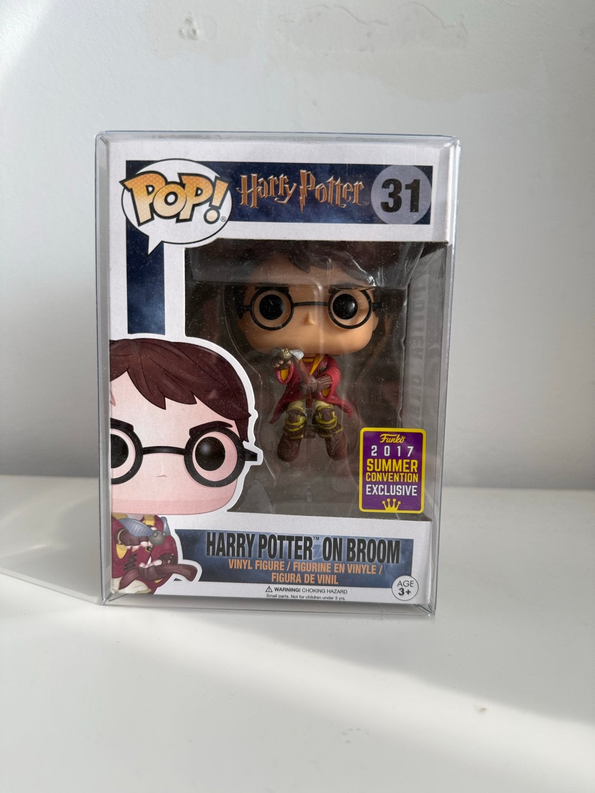 Funko Pop! Harry Potter on Broom #31 Summer Convention, Ophalen, Zo goed als nieuw, Actiefiguurtje