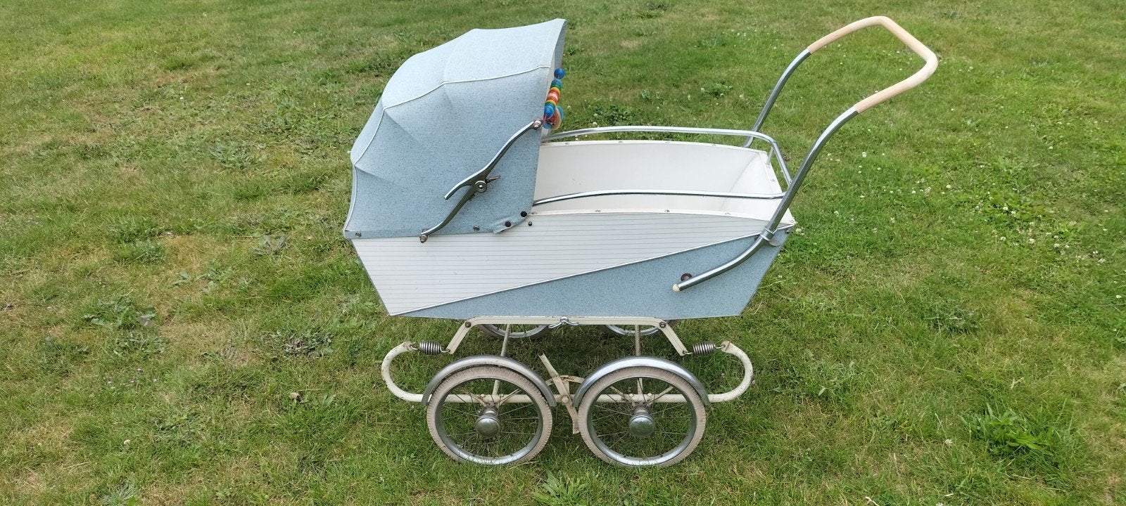 Vintage kinderwagen - Retro stijl, Gebruikt, Met reiswieg, Ophalen, Kinderwagen