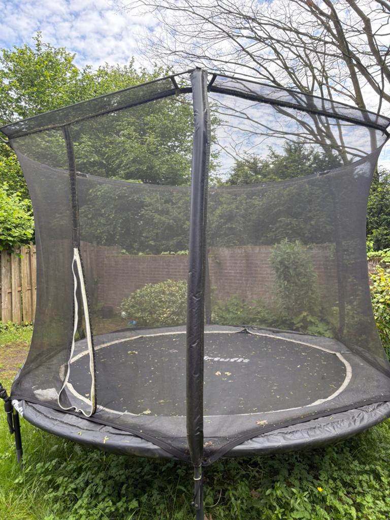 VirtuFit Trampoline 366 cm met veiligheidsnet, Kinderen en Baby's, Speelgoed | Buiten | Trampolines, Gebruikt, Ophalen