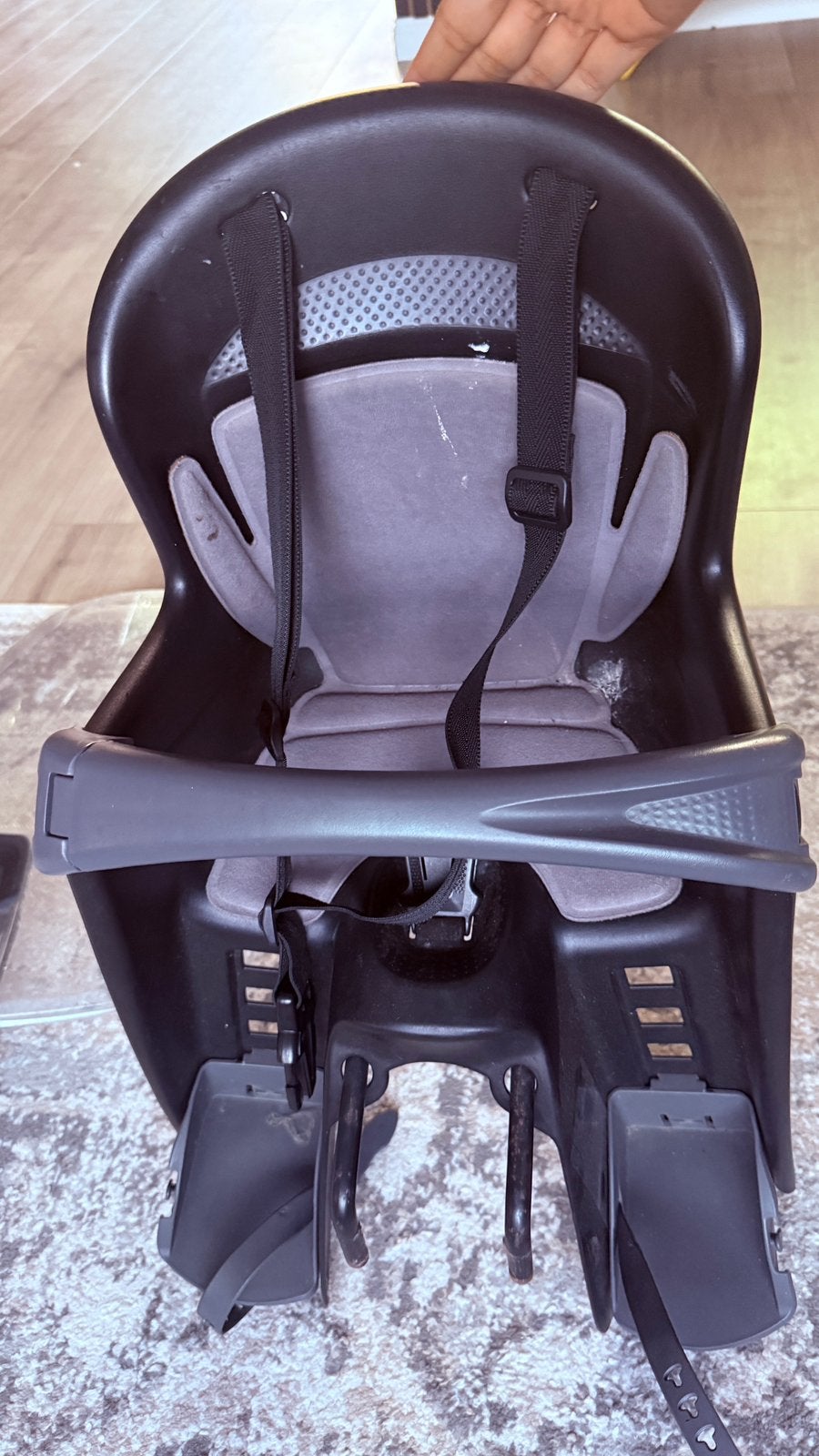 Child front seat, Ophalen, Voetsteuntjes, Voorzitje, Zo goed als nieuw