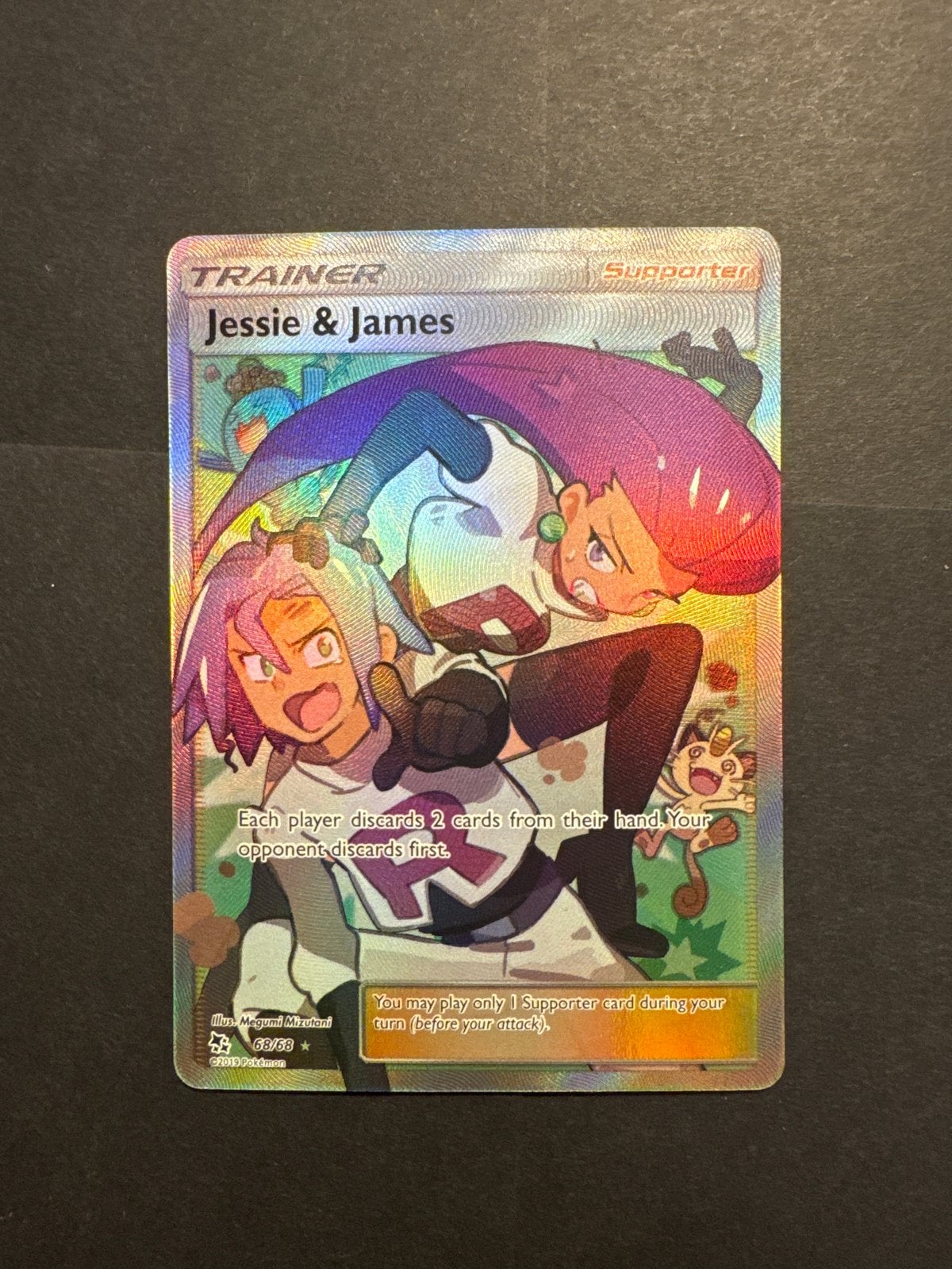 Pokémon Kaart: Jessie & James Full Art Trainer (Pack Fresh), Ophalen of Verzenden, Nieuw, Losse kaart, Foil