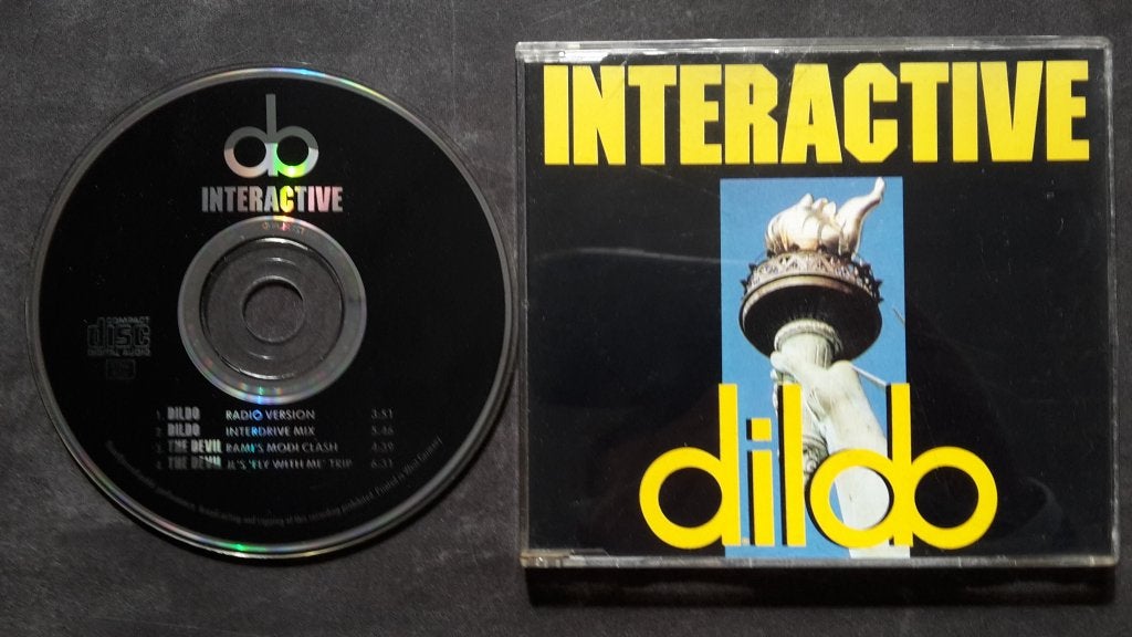 CD Single - Interactive - Dildo - Hardcore Oldschool Muziek, Cd's en Dvd's, Cd's | Dance en House, Zo goed als nieuw, Overige genres