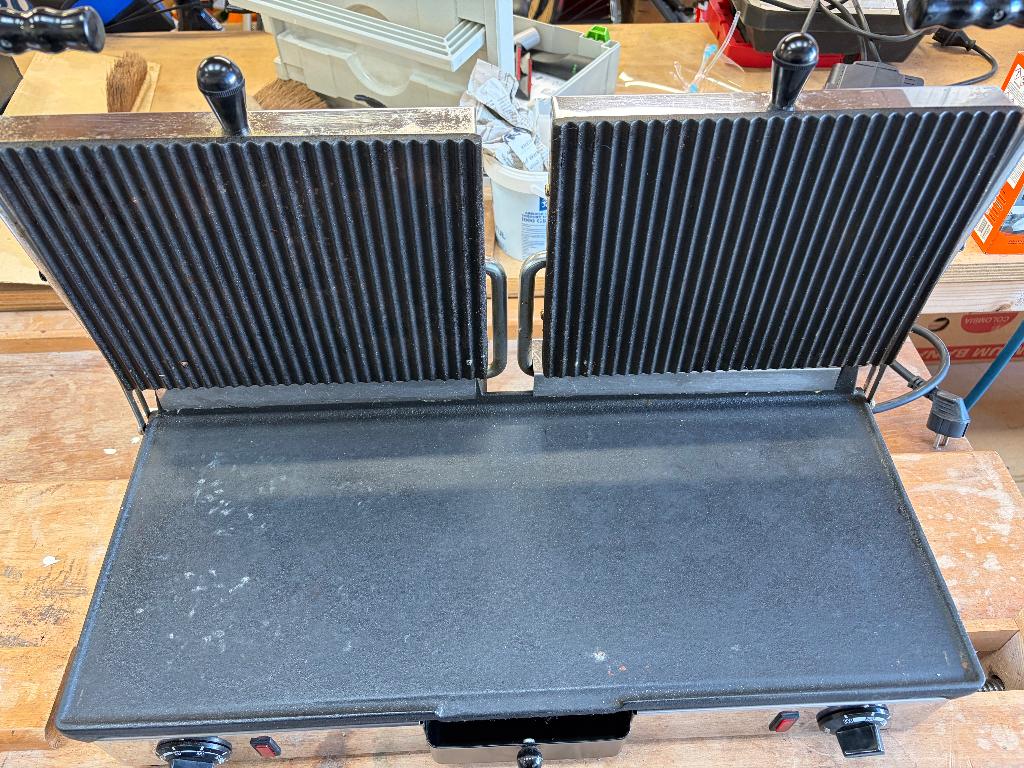 Professionele Milantoast Contactgrill - 3500W, Ophalen, Zo goed als nieuw