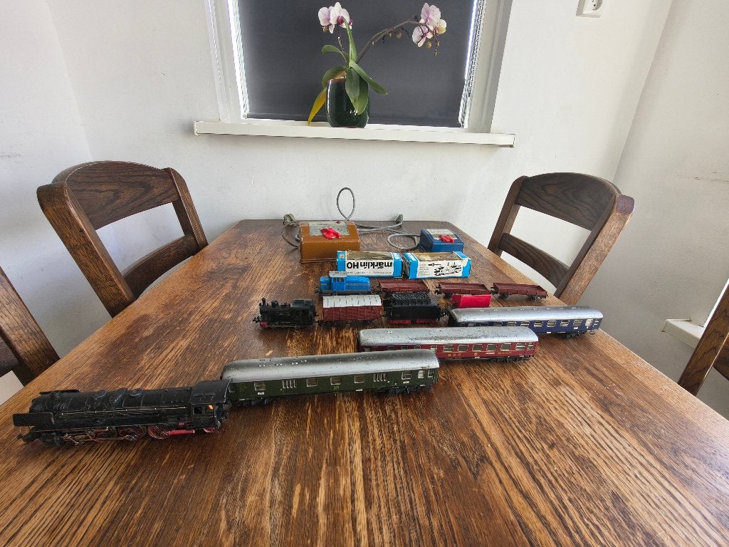 Märklin HO vintage treinverzameling jaren ’50/’60, Ophalen, Gebruikt, Trein, Schaalmodel