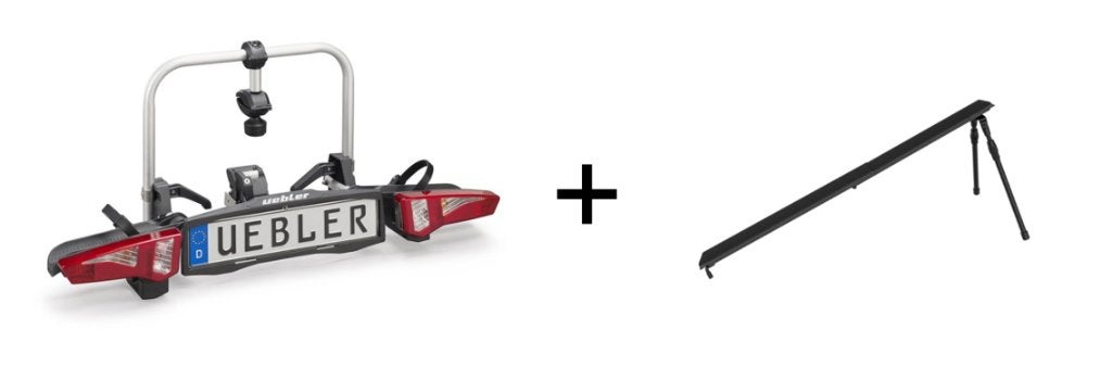 DEAL! Uebler F14 Fietsendrager + Universele Goot - 1 Ebike