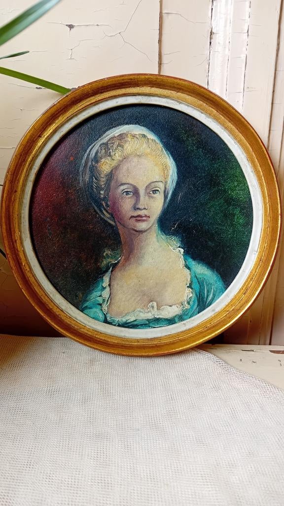 Portret Jonge vrouw, Antiek en Kunst, Kunst | Schilderijen | Klassiek, Verzenden