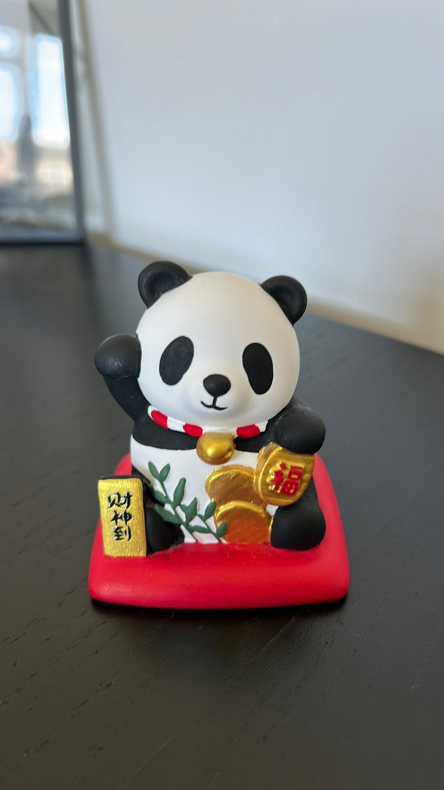 Chinees beeldje panda, Ophalen of Verzenden, Zo goed als nieuw, Dier