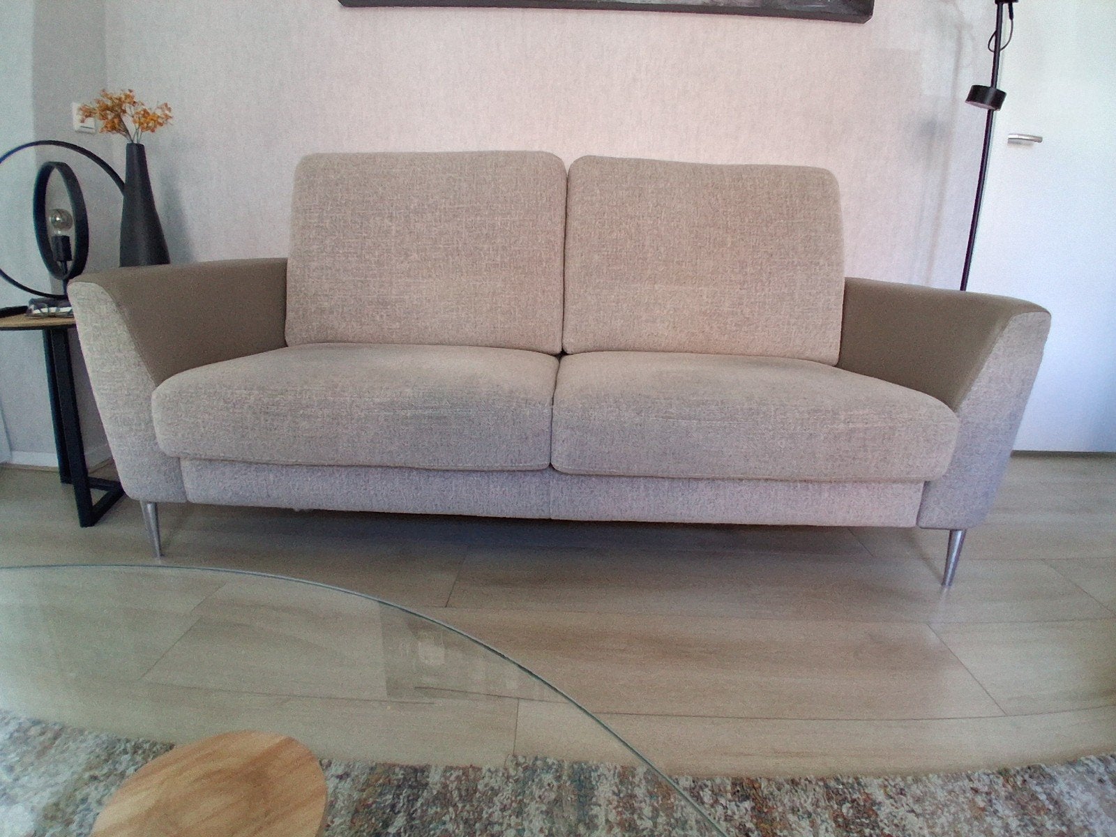Comfortabele tweepersoonsbank - Zo goed als nieuw, Huis en Inrichting, Ophalen, 150 tot 200 cm, Tweepersoons, 75 tot 100 cm