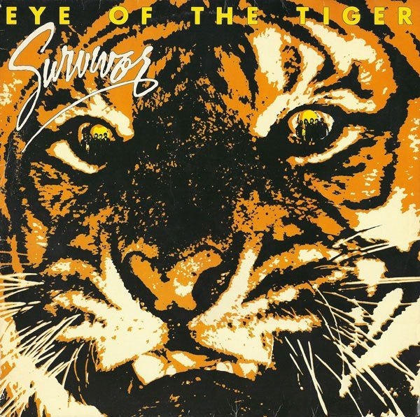 Survivor eye of the tiger, Ophalen, Gebruikt, Originele persing, 1980 - 1989