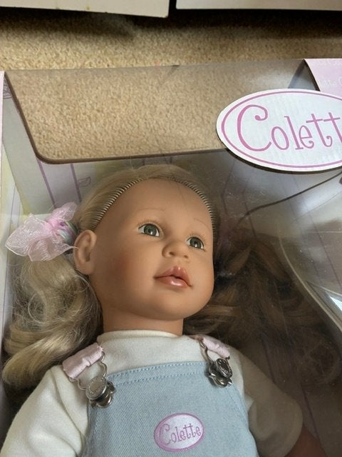 grote zapf coletta  pop 52 cm nieuw, Ophalen of Verzenden, Nieuw, Babypop