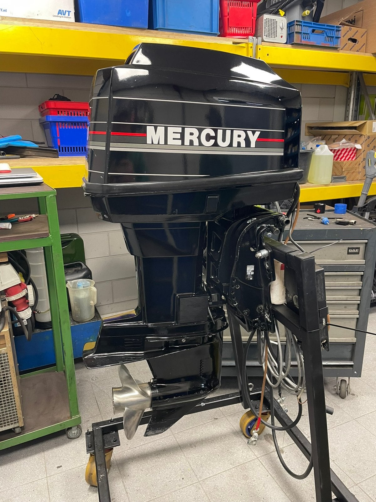 Mercury 60pk kortstaart zeer mooi, Ophalen, Gebruikt, 30 pk of meer, Elektrische start