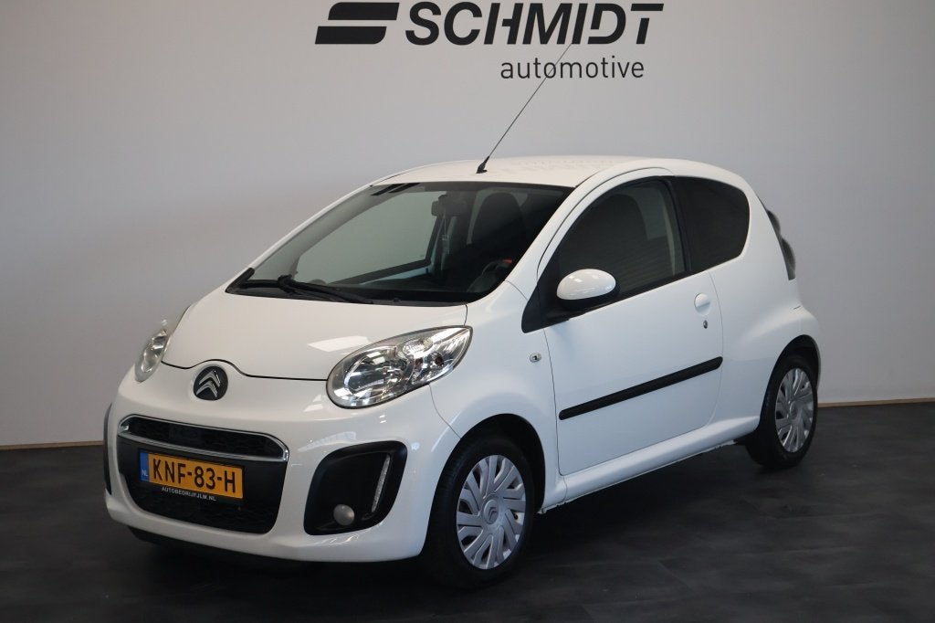 Citroen C1 1.0 Attraction, Keurmerk '100% Onderhouden', Stof, Gebruikt, Zwart