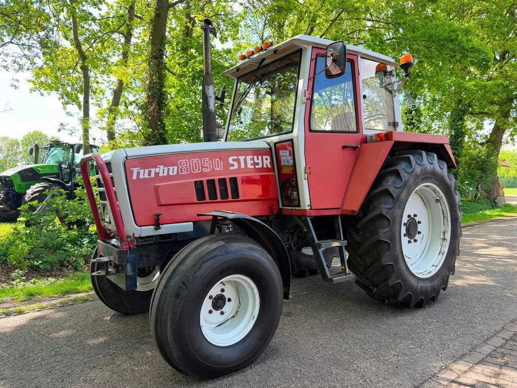 1985 Steyr 8090 Turbo Tweewielaangedreven landbouwtractor, Gebruikt, Steyr