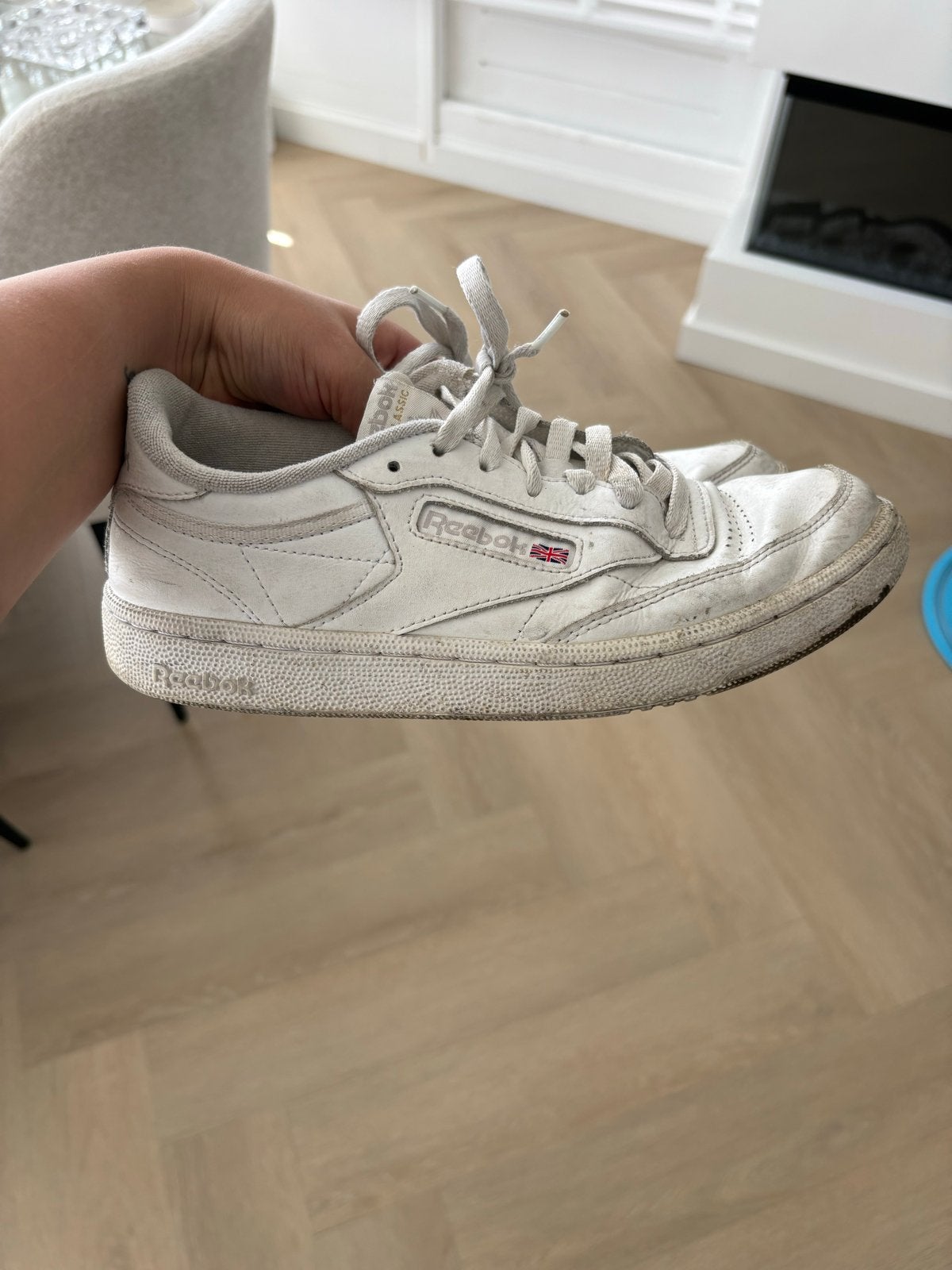 Reebok Classic Club C 85 Sneakers Dames Maat 38, Ophalen, Gedragen, Wit, Sneakers of Gympen