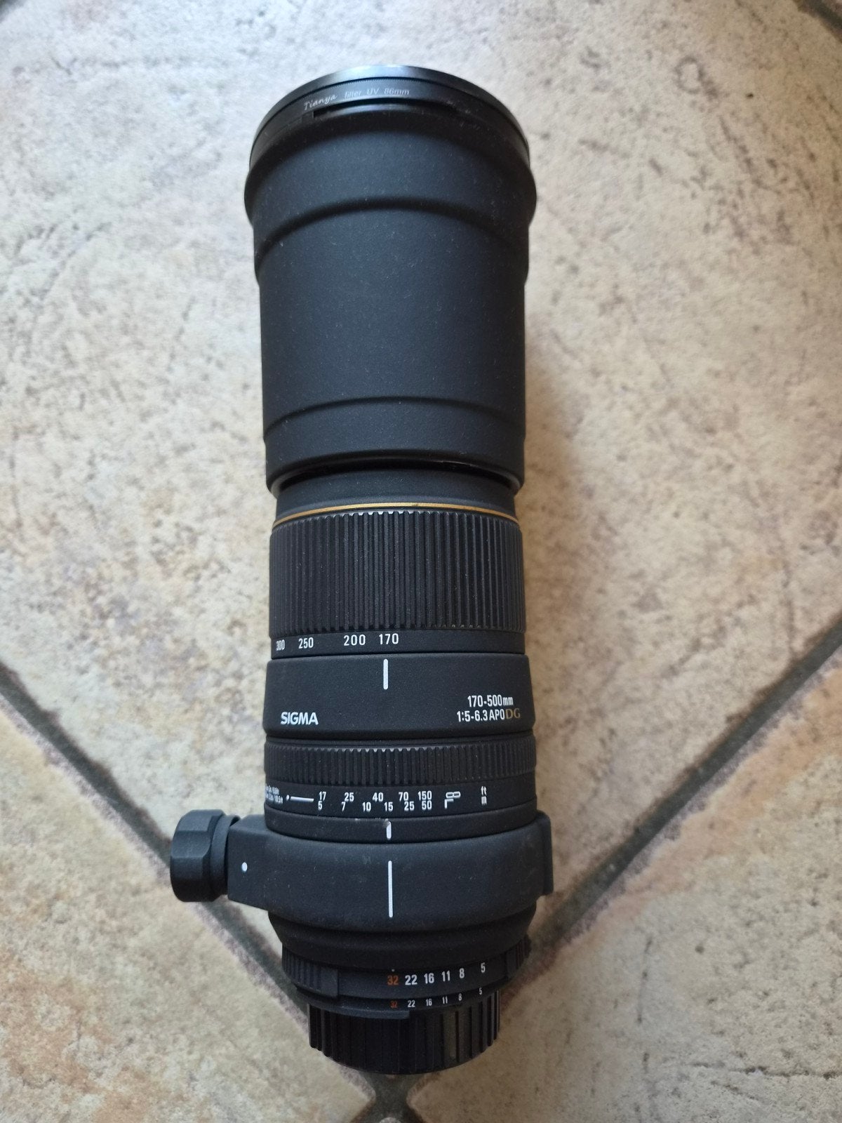 Sigma 170-500 1:5-6.3 APO-DG, Nikon F-vatting, Sigma, Zo goed als nieuw, Nikon F-mount, 500 mm