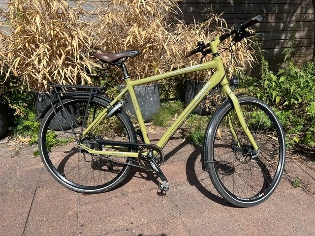 raleigh beltdrive, disk brakes, Fietsen en Brommers, Fietsen | Heren | Herenfietsen, Gebruikt, Versnellingen, 49 tot 53 cm, Schijfrem