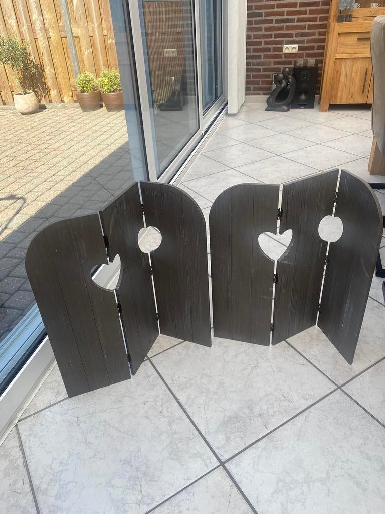 Raam schermen, Huis en Inrichting, Woonaccessoires | Kamerschermen, Ophalen of Verzenden, Zo goed als nieuw