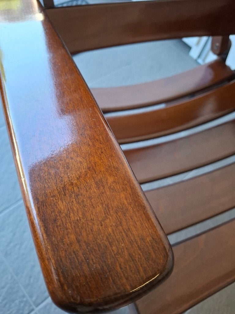 tuinstoel, Tuin en Terras, Ophalen, Zo goed als nieuw, Hout, Verstelbaar