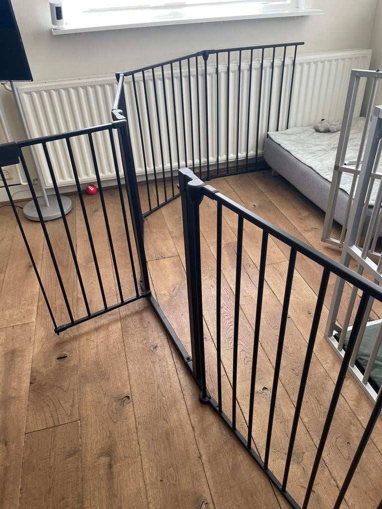 Veiligheidsrek binnen, puppyren, hek binnen, Dieren en Toebehoren, Hondenhokken, Ophalen, Zo goed als nieuw, 110 cm of meer, 65 tot 100 cm