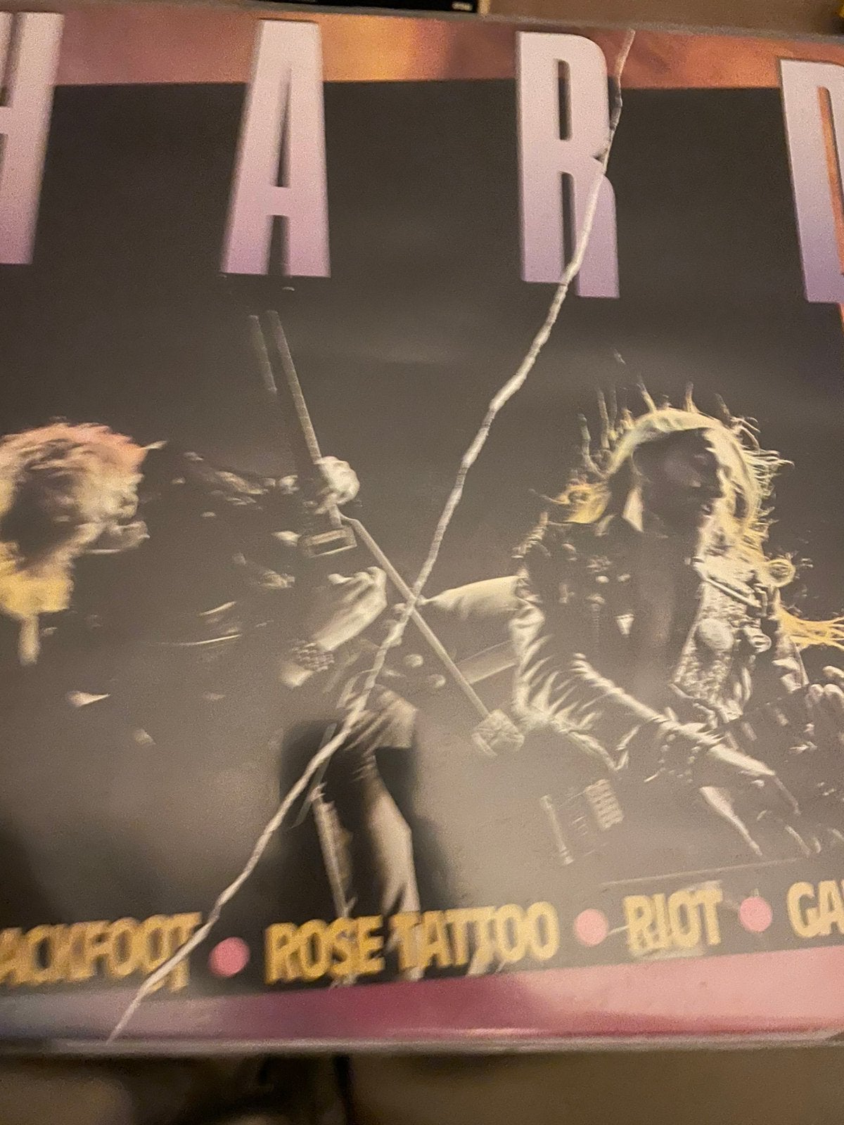Lp hard rock riot rose tattoo etc, Cd's en Dvd's, Ophalen of Verzenden, Zo goed als nieuw