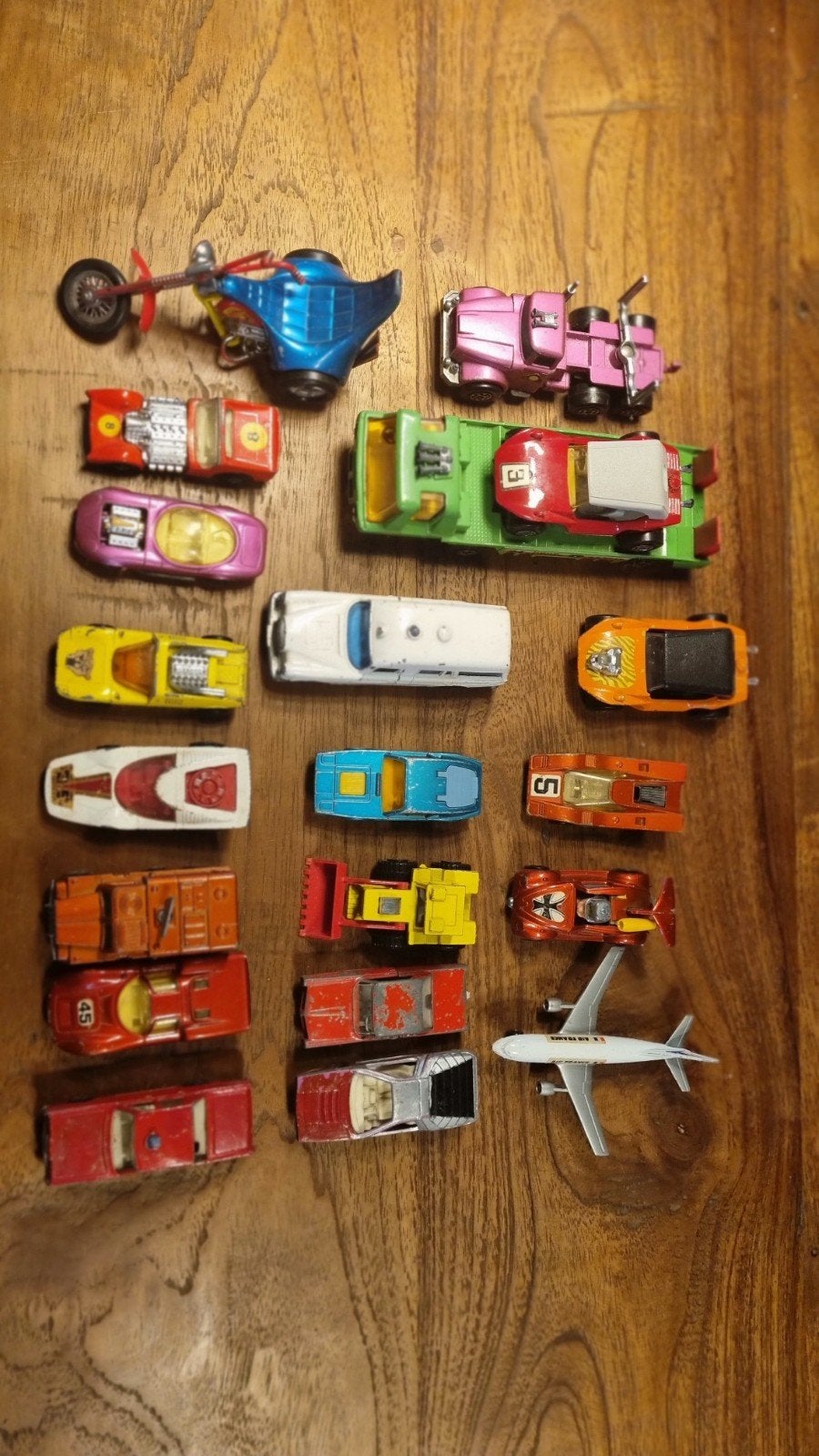 Partij Vintage Matchbox Lesney Auto’s & Vliegtuig – Jaren '6, Ophalen of Verzenden, Gebruikt