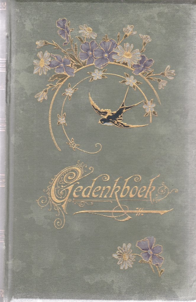 Gedenkboek ca. 1880, Antiek en Kunst, Ophalen of Verzenden