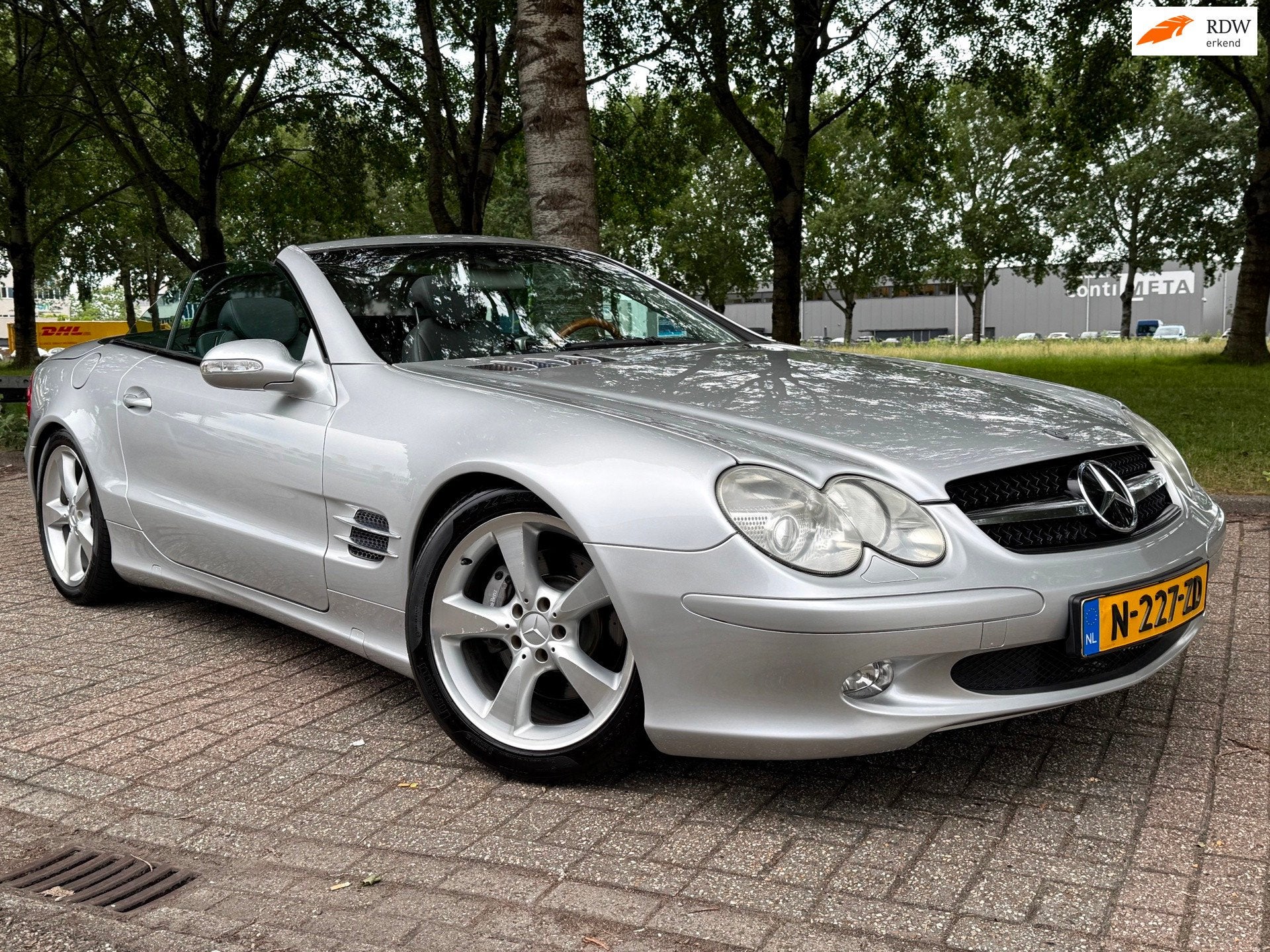 Mercedes-Benz SL-klasse 500 Apple CarPlay, Auto's, Automaat, Achterwielaandrijving, Gebruikt, 8 cilinders