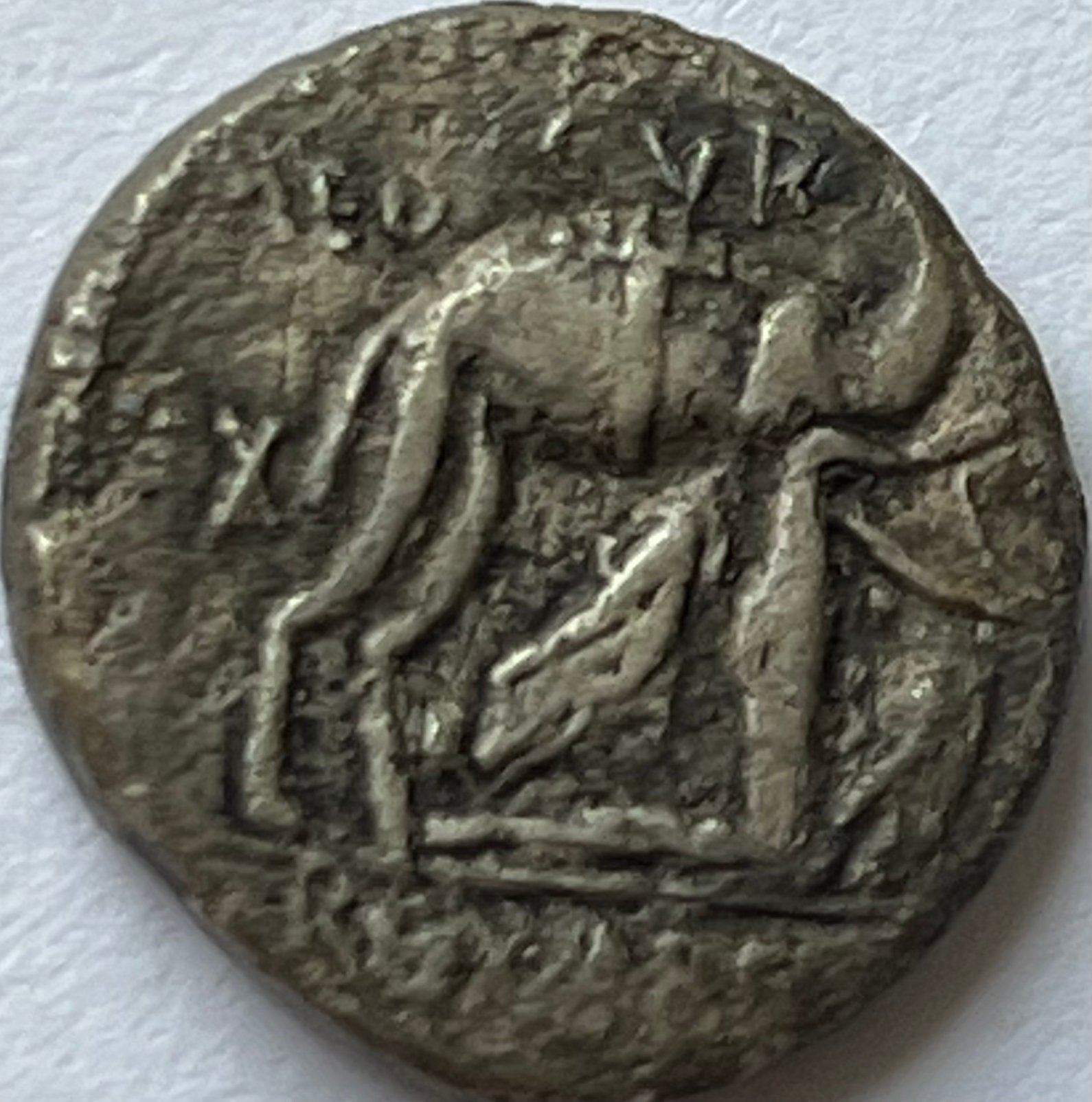Romeinse Republiek zilveren denarius M.Aemilius, Ophalen of Verzenden, Overige landen, Losse munt, Zilver