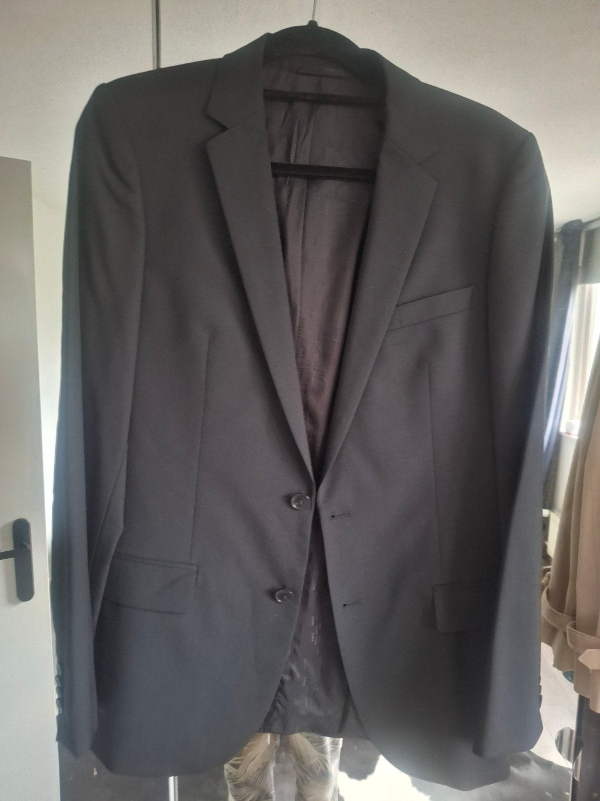 Hugo Boss Colbert Maat M (valt klein), Maat 48/50 (M), Zwart, Ophalen of Verzenden, Zo goed als nieuw