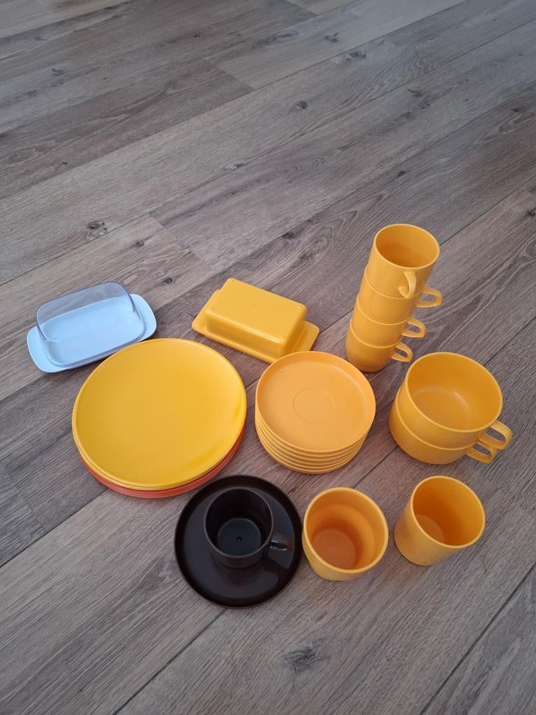 Retro/ vintage camping servies Mepal, Caravans en Kamperen, Kampeeraccessoires, Ophalen of Verzenden