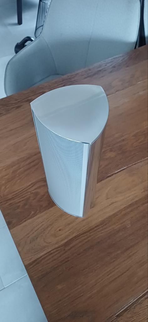 B&O De Toma Stavola 400 speaker chrome aluminium zeldzaam, Ophalen of Verzenden, 120 watt of meer, Front, Rear of Stereo speakers