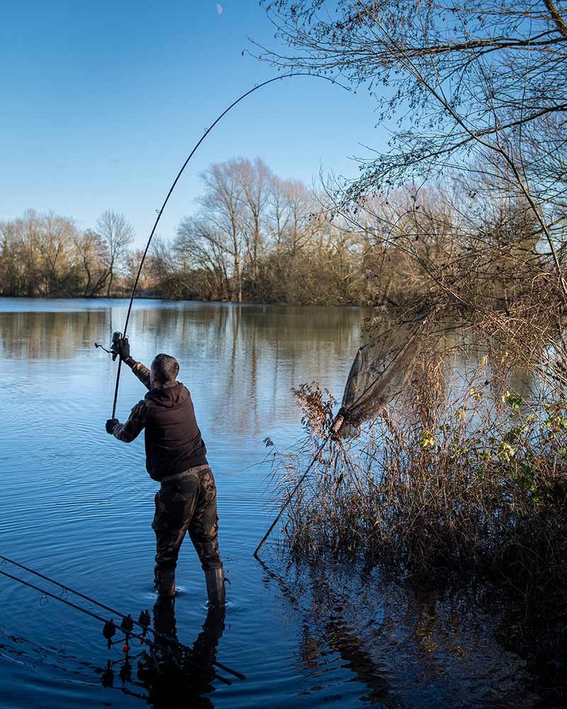 Fox EOS X Traveller Karperhengel 10ft 3lb Full Shrink, Eén persoon