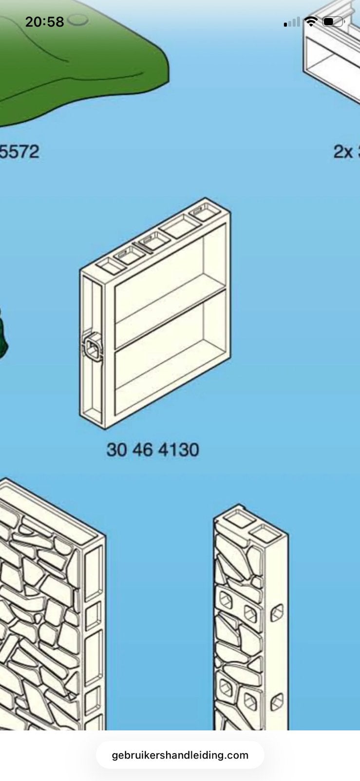 GEZOCHT muurtje 4857 villa, Kinderen en Baby's, Speelgoed | Playmobil, Gebruikt, Gebouw, Losse onderdelen, Ophalen of Verzenden