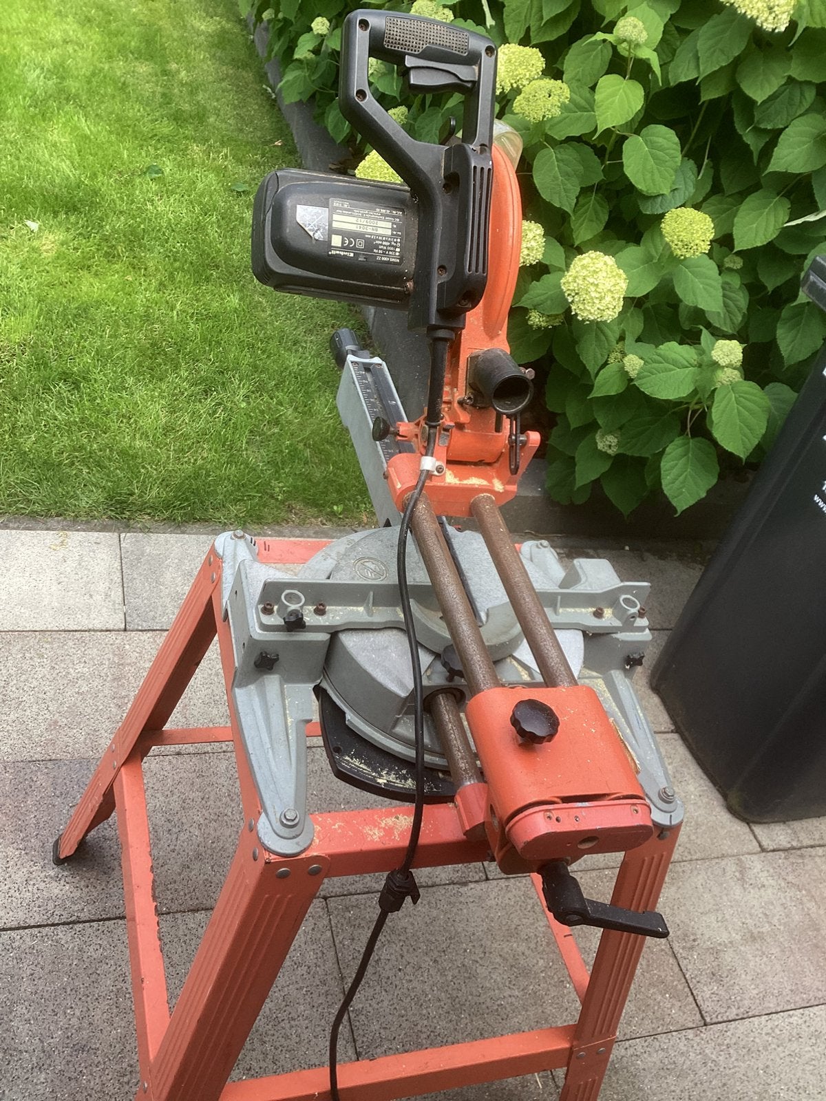 Einhell afkortzaagmachine, Doe-het-zelf en Verbouw, Gereedschap | Zaagmachines, Ophalen, Gebruikt, Afkortzaag, 30 tot 70 mm