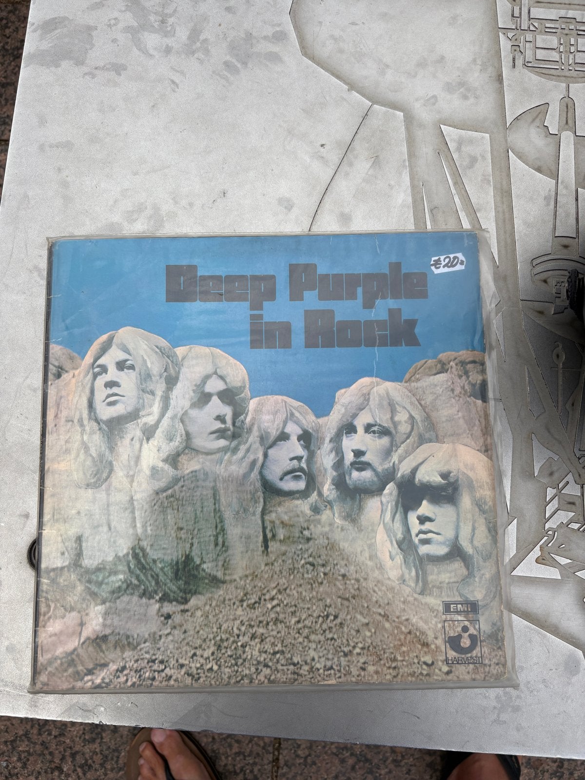 Deep Purple - In Rock LP (1970) - Classic Rock Vinyl, LP, Gebruikt, Originele persing, Ophalen of Verzenden