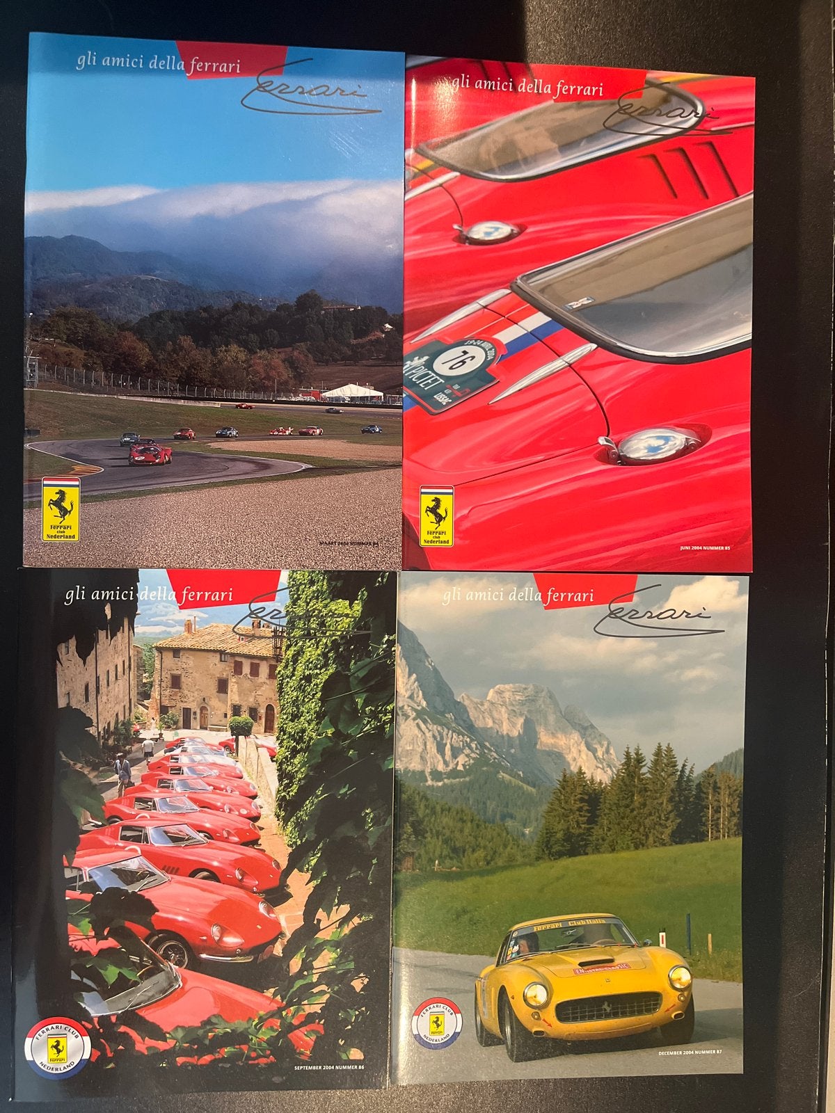Gli Amici della Ferrari - 4 nummers uit 2004, Ophalen of Verzenden, Gelezen, Ferrari