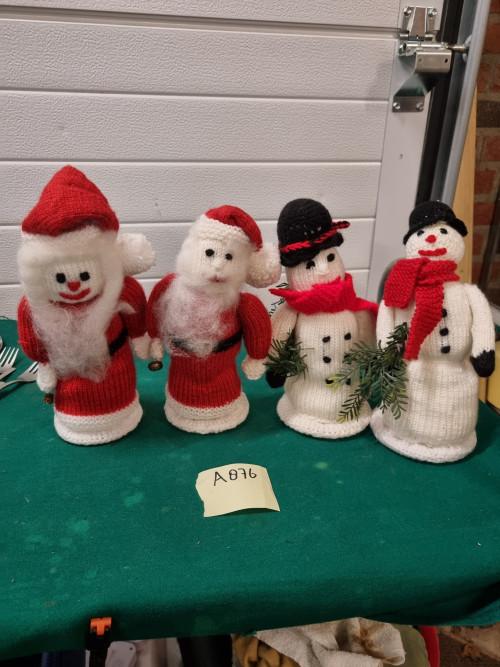 kerstmannen en sneeuwpoppen gehaakt [a876], Ophalen of Verzenden, 'T Olde Gre-j, Info@toldegrej.nl, Endepoelstraat 20f Didam