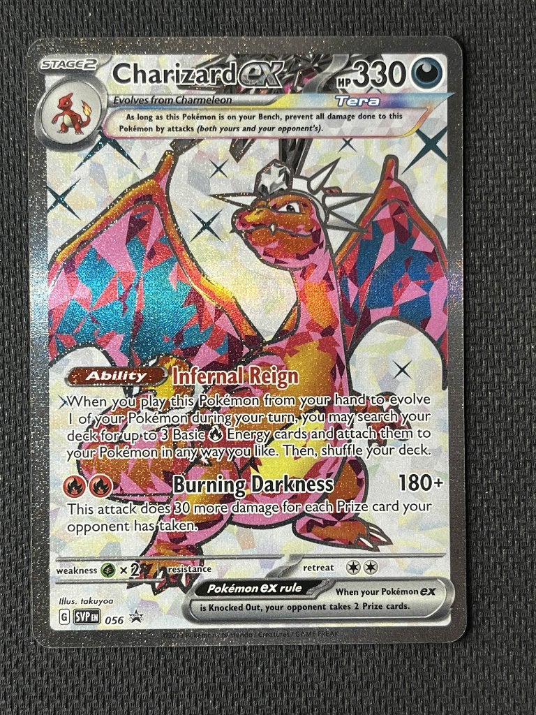 Charizard ex (SVP 056), Hobby en Vrije tijd, Verzamelkaartspellen | Pokémon, Ophalen of Verzenden, Nieuw, Losse kaart, Foil