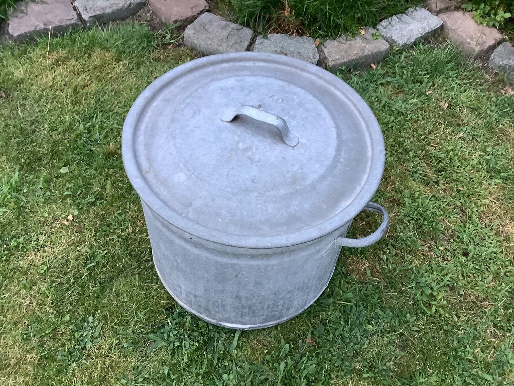 Ketel 40 liter zink wekken, Ophalen