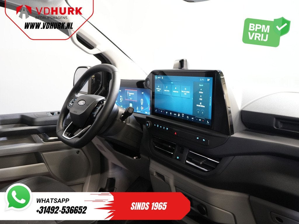 Ford E-Transit Custom 218 pk 330 km WLTP L2 Limited 2x Elek., Auto's, Bestelauto's, Automaat, Stof, Gebruikt, Vierwielaandrijving