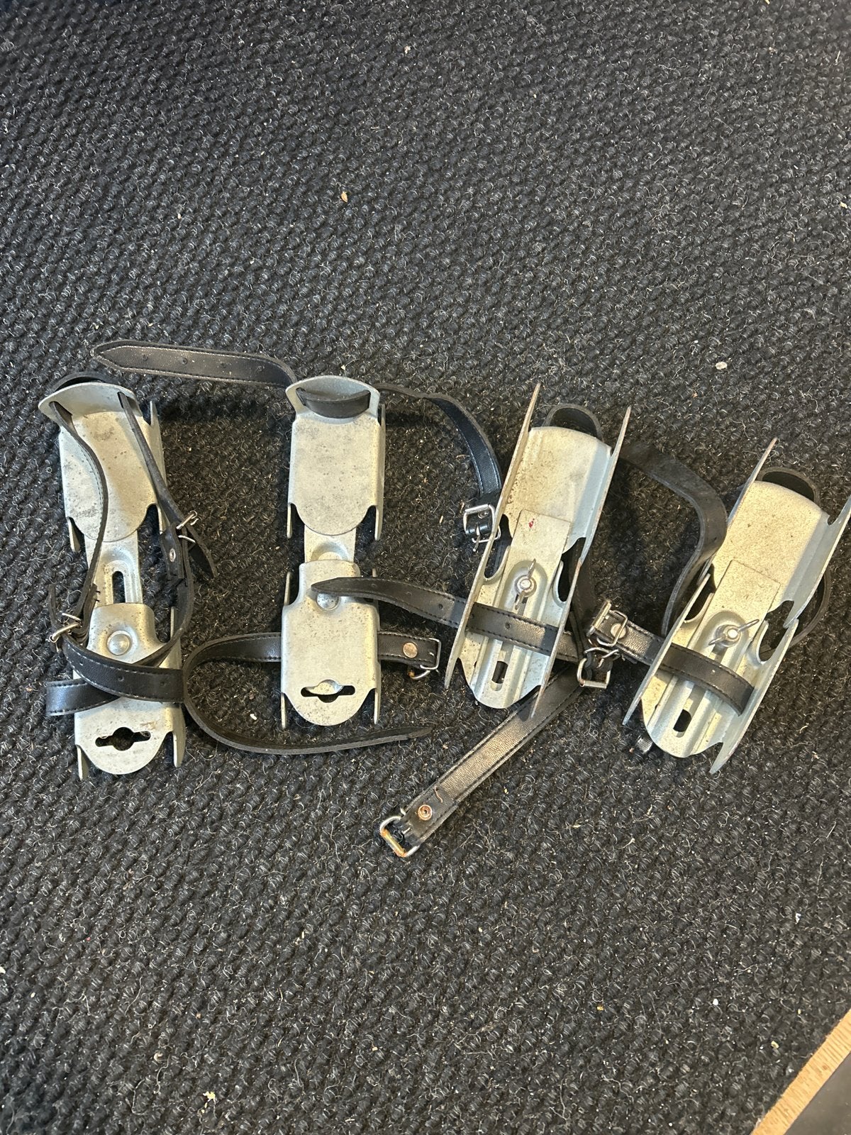 Vintage Friese doorlopers schaatsen met leren banden, Ophalen, Gebruikt, Friese doorlopers