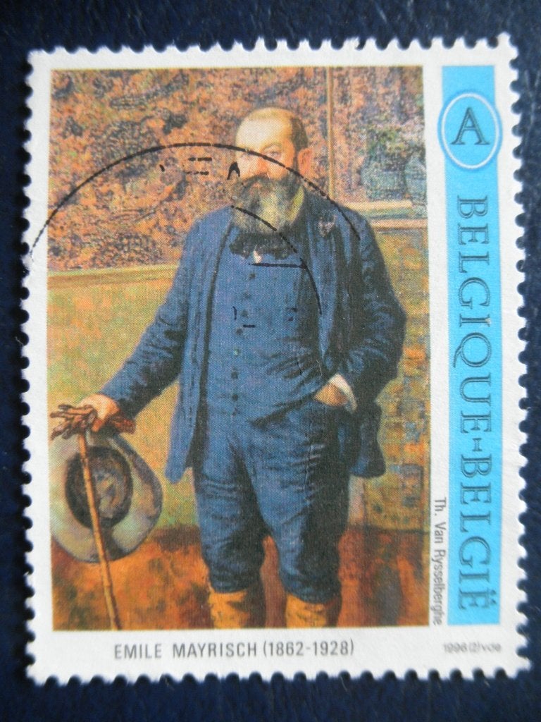 Postzegels België 1996 schilderijen - cw. 2,00 (1)., Ophalen of Verzenden, Gestempeld, Kunst