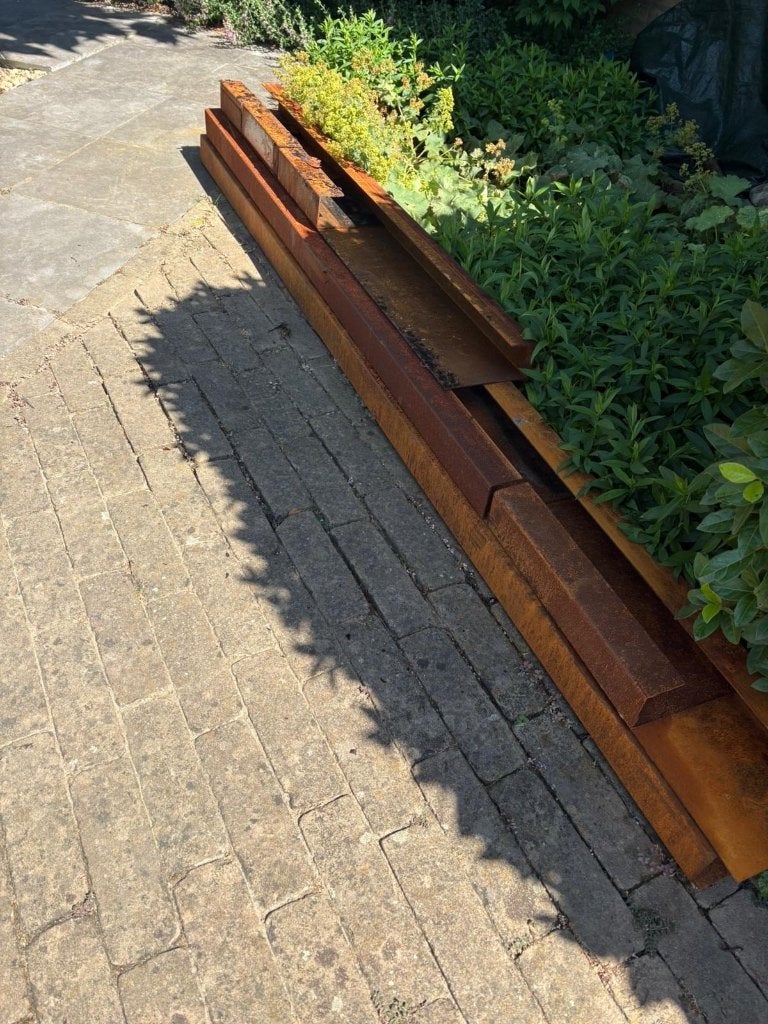 Cortenstaal, Tuin en Terras, Ophalen, Minder dan 30 cm, 100 cm of meer, Vierkant