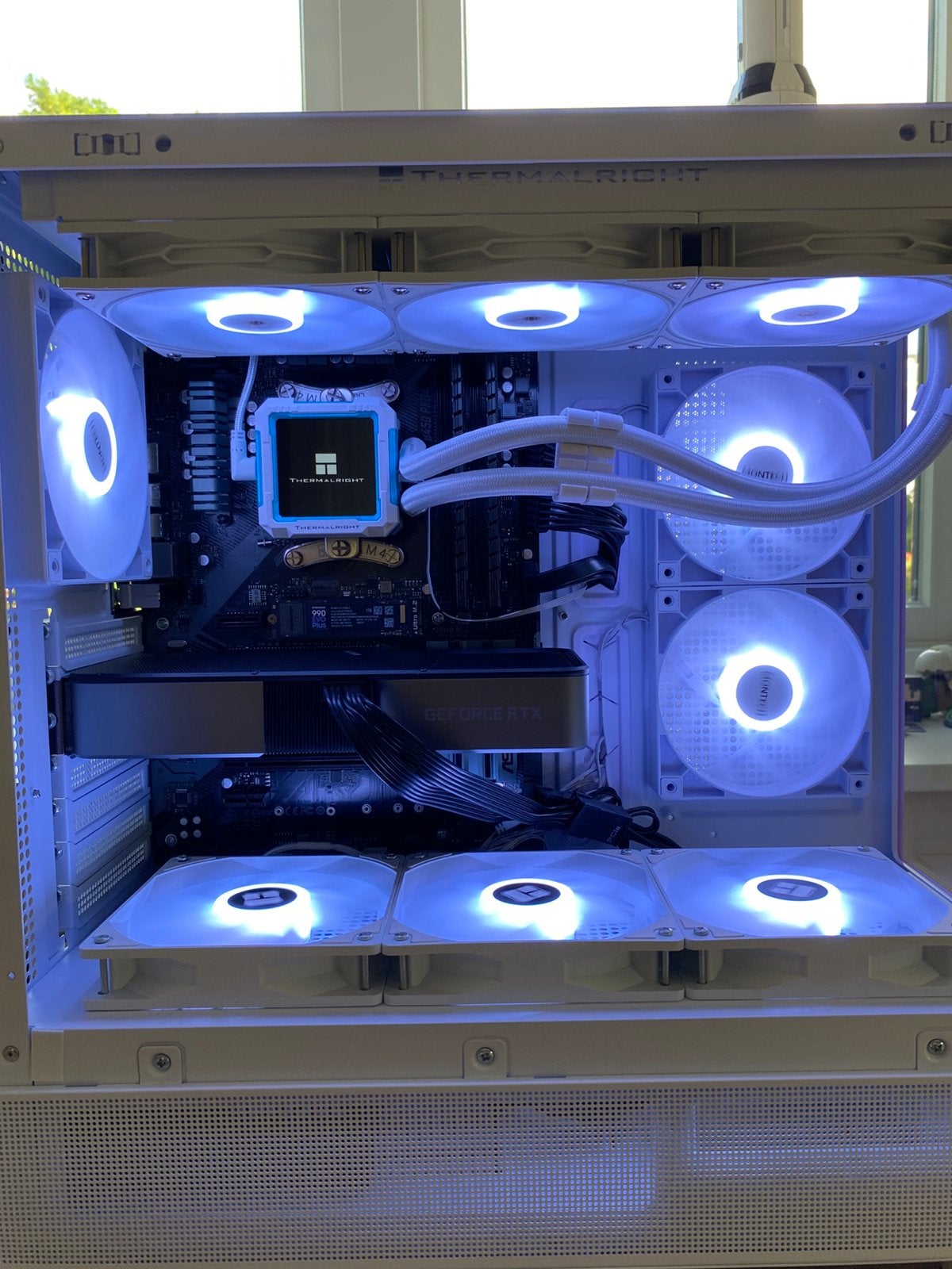 NVIDEA Gaming PC RTX 3070 wit (custom), Computers en Software, Desktop Pc's, Virtual Reality, Nieuw, Ophalen of Verzenden, SSD