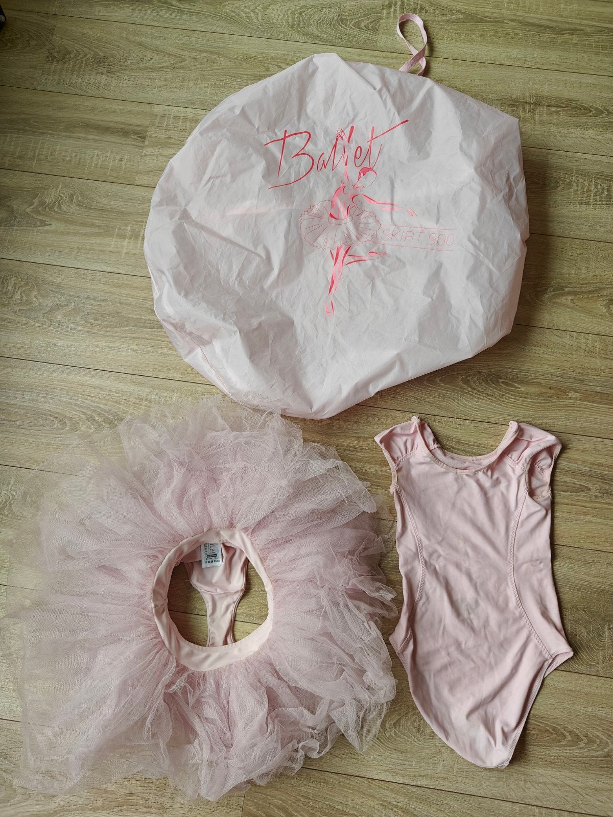 Roze balletpakje en tutu voor kinderen (Decathlon), Ophalen of Verzenden, Zo goed als nieuw, Kleding
