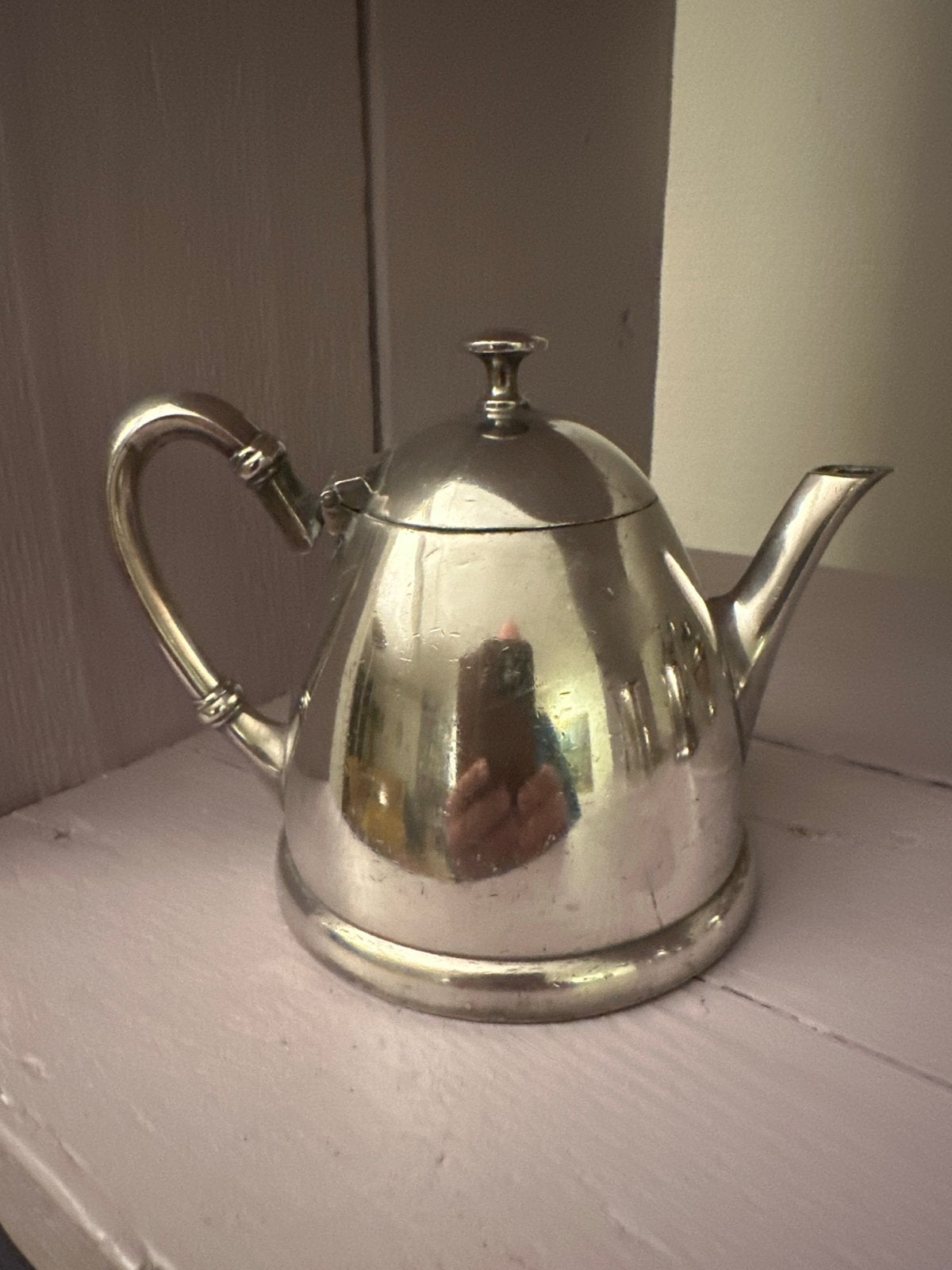 Antieke Zilveren Theepot - 555 Zweden, Antiek en Kunst, Ophalen of Verzenden, Zilver