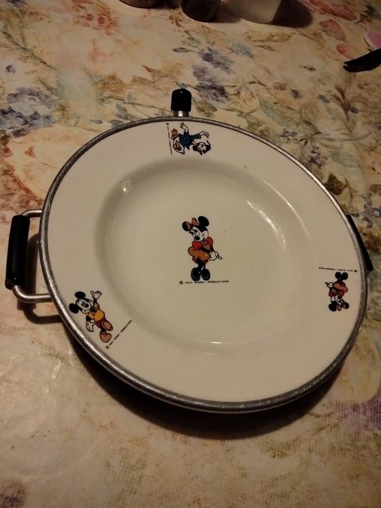 Vintage warmhoudbord Disney, Ophalen of Verzenden