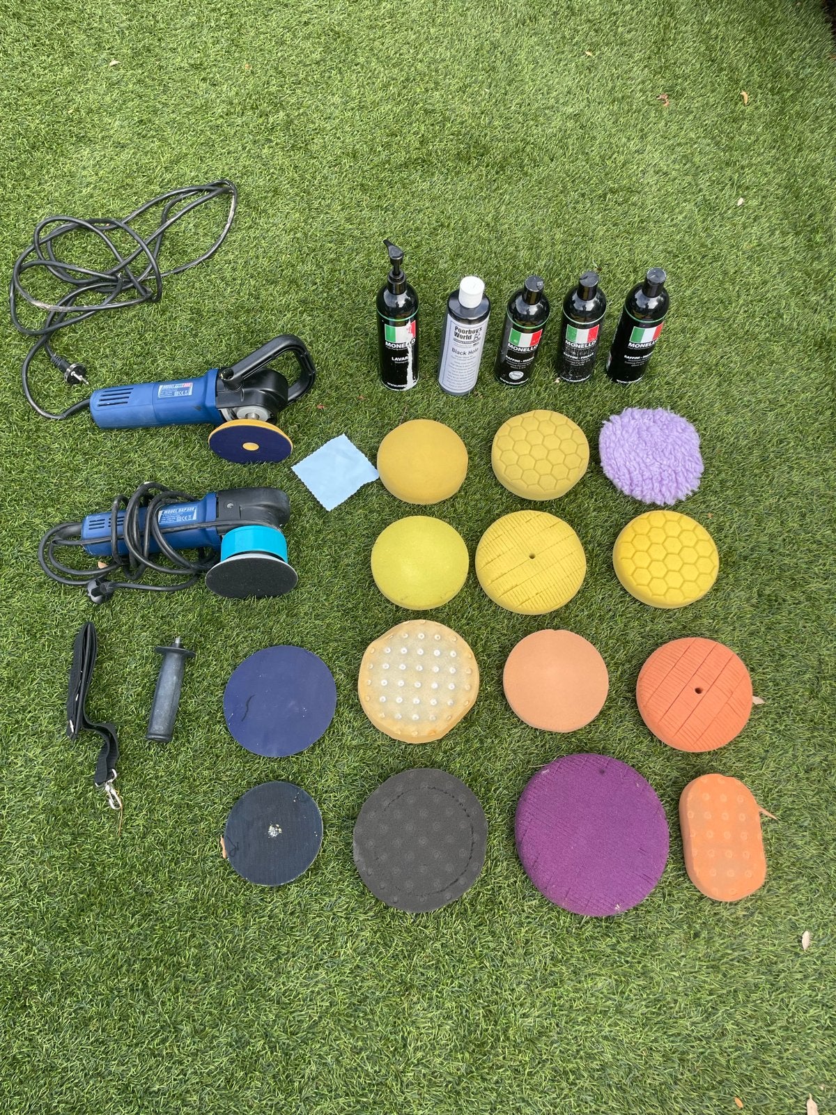 Polijstmachine set: PRO 900 & DAP 500 met accessoires, Ophalen, Gebruikt